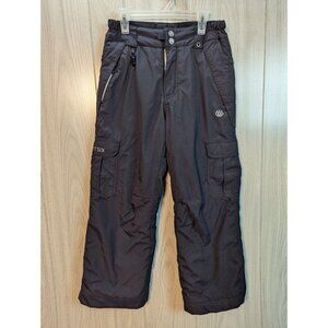 686 Waterproof Thermal Snow Pants Black Ski Snowboard Youth Sz Medium